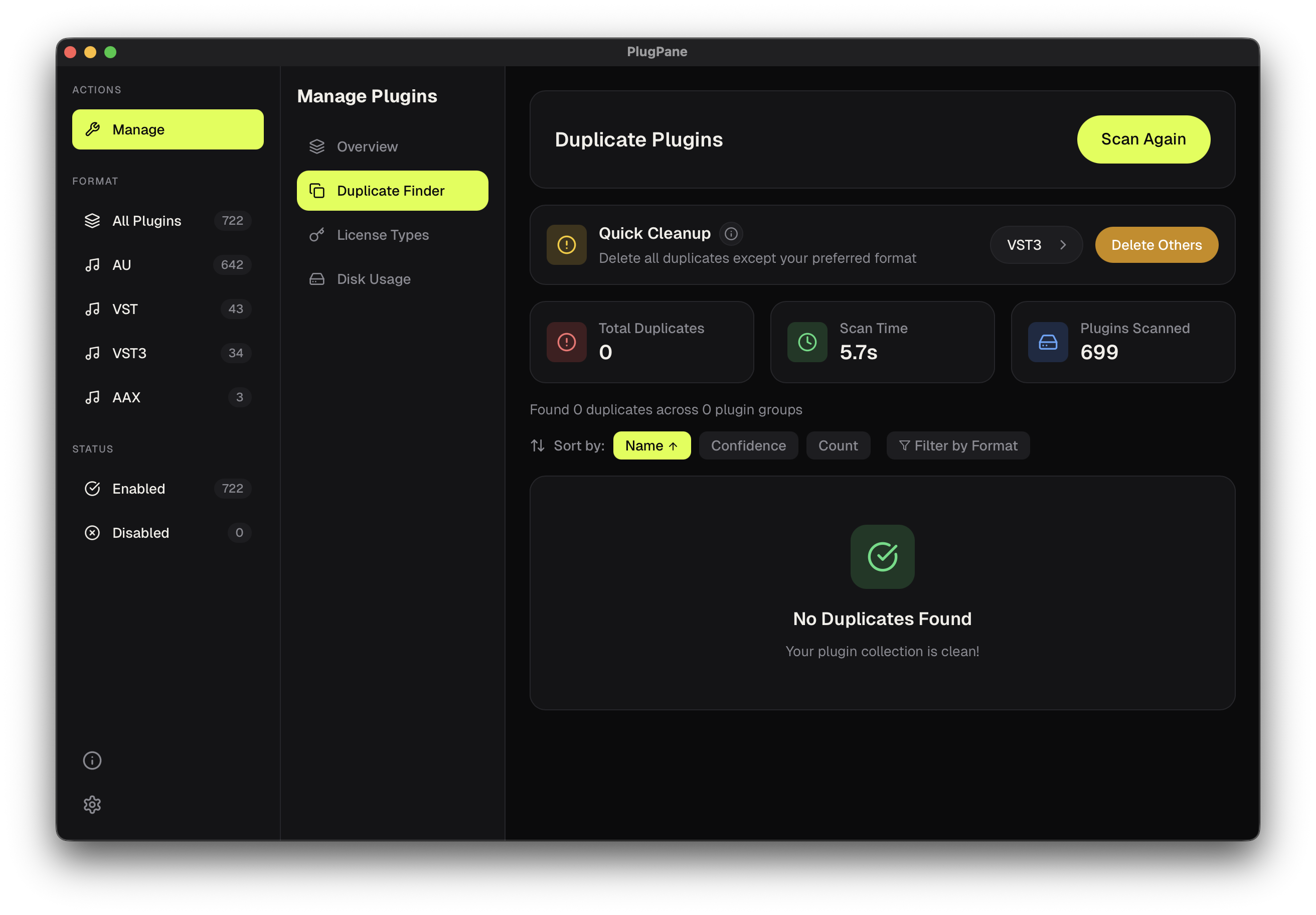 PlugPane duplicate plugin finder with quick cleanup